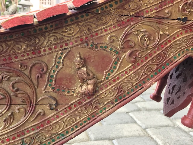 detail of side panel_Traditional Burmese Xylophone or Pattala