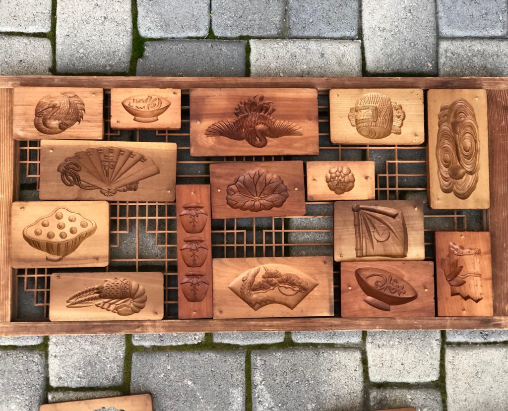 Vintage Kashigata: Traditional Hand Carved Wooden Confectionary Moulds